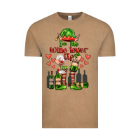 Vintage Coffee im the wine lover elf Vintage Tee - FaDigitalArtStudio