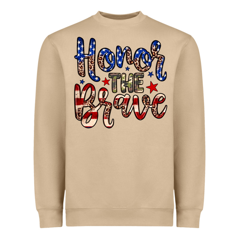 Honor The Brave Heavyweight Sweatshirt by Neo Western | Teevron