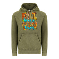 Vintage Olive fall breeze autumn leaves Vintage Hoodie - Zillion Design Studio
