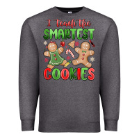 Charcoal Heather teach the smartest cookies Premium Sweatshirt - MaliasSmallBusiness