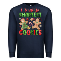 Navy teach the smartest cookies Premium Sweatshirt - MaliasSmallBusiness