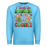 Ocean Blue teach the smartest cookies Premium Sweatshirt - MaliasSmallBusiness