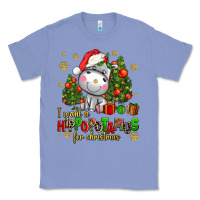 Colony Blue i want a hippopotamus for christmas Classic Tee - AdoDesignShop