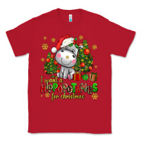 Red i want a hippopotamus for christmas Classic Tee - AdoDesignShop