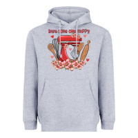 Heather Grey bake same one happy Heavyweight Hoodie - MaliasSmallBusiness