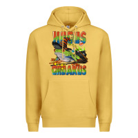 Antique Gold Hocus Croakus Halloween Frog Premium Hoodie - LillyAllenDesigns