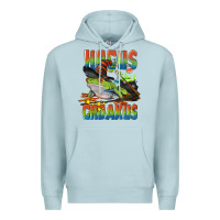 Blue Mist Hocus Croakus Halloween Frog Premium Hoodie - LillyAllenDesigns