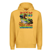 Mustard Hocus Croakus Halloween Frog Premium Hoodie - LillyAllenDesigns