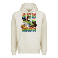 Oatmeal Heather Hocus Croakus Halloween Frog Premium Hoodie - LillyAllenDesigns