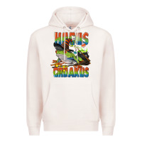 Pale Pink Hocus Croakus Halloween Frog Premium Hoodie - LillyAllenDesigns