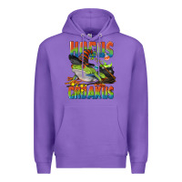 Purple Hocus Croakus Halloween Frog Premium Hoodie - LillyAllenDesigns