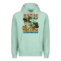 Seafoam Hocus Croakus Halloween Frog Premium Hoodie - LillyAllenDesigns