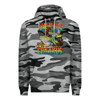 Slate Camo Hocus Croakus Halloween Frog Premium Hoodie - LillyAllenDesigns