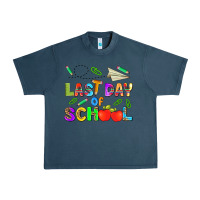 Midnight Navy last day of school Urban Heavy Tee - HRA Design Shop