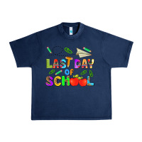 Navy last day of school Urban Heavy Tee - HRA Design Shop