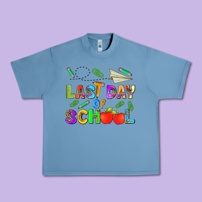 Last Day Of School Urban Heavy Tee Designed By Hra Design Shop