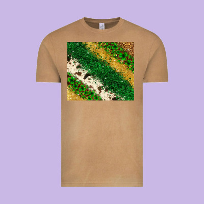 St. Patrick's Day Leopard Cowhide Glitter Tumbler Vintage Tee Designed By Neo Western