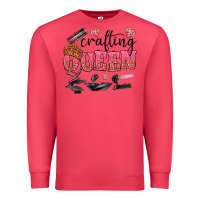 Cardinal crafting queen Premium Sweatshirt - NancyCooperArtShop