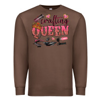 Chestnut crafting queen Premium Sweatshirt - NancyCooperArtShop