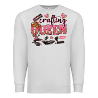 Dove Grey crafting queen Premium Sweatshirt - NancyCooperArtShop