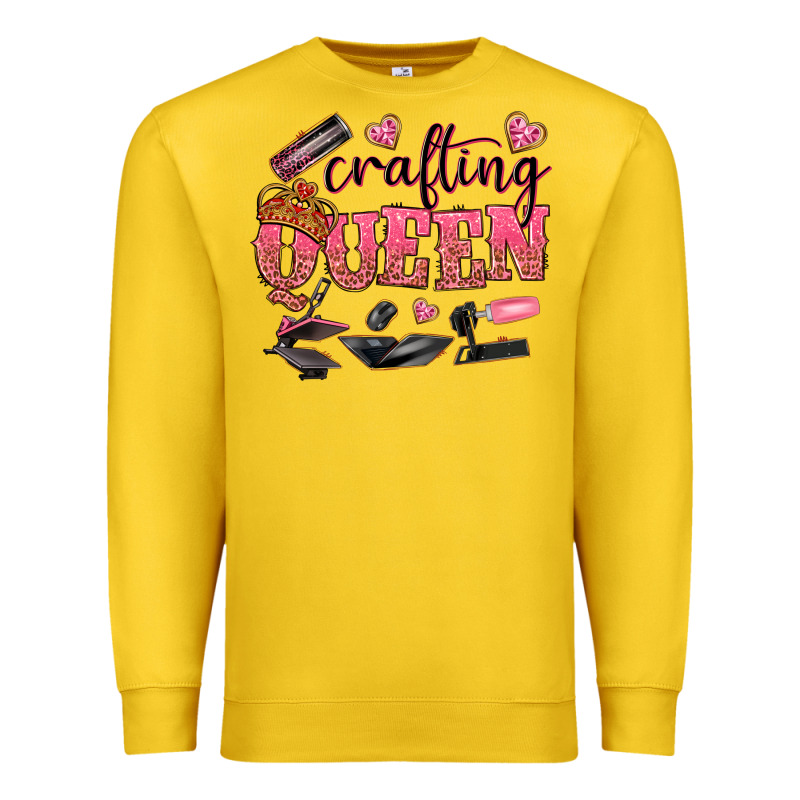 Crafting Queen Premium Sweatshirt by NancyCooperArtShop | Teevron