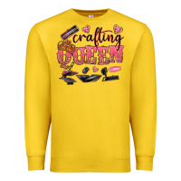 Lemon crafting queen Premium Sweatshirt - NancyCooperArtShop