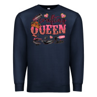 Navy crafting queen Premium Sweatshirt - NancyCooperArtShop
