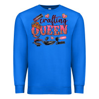 True Royal crafting queen Premium Sweatshirt - NancyCooperArtShop