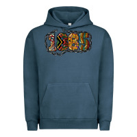 Pigment Midnight Navy 1865 juneteenth Urban Hoodie - NancyCooperArtShop