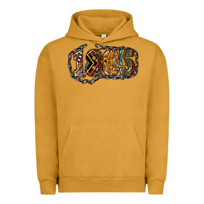 1865 Juneteenth Urban Hoodie by NancyCooperArtShop | Teevron