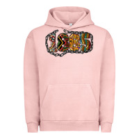 Pigment Salmon 1865 juneteenth Urban Hoodie - NancyCooperArtShop