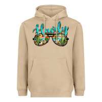 Mushroom western howdy police sunglasses Heavyweight Hoodie - NancyCooperArtShop