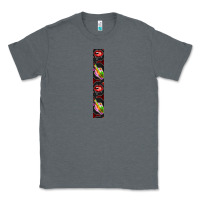Charcoal Heather Halloween Key Fob Classic Tee - BundleAndBundleShop