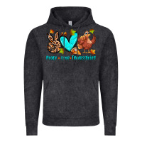 Vintage Black peace love thanksgiving Vintage Hoodie - Zillion Design Studio