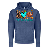 Vintage Denim peace love thanksgiving Vintage Hoodie - Zillion Design Studio