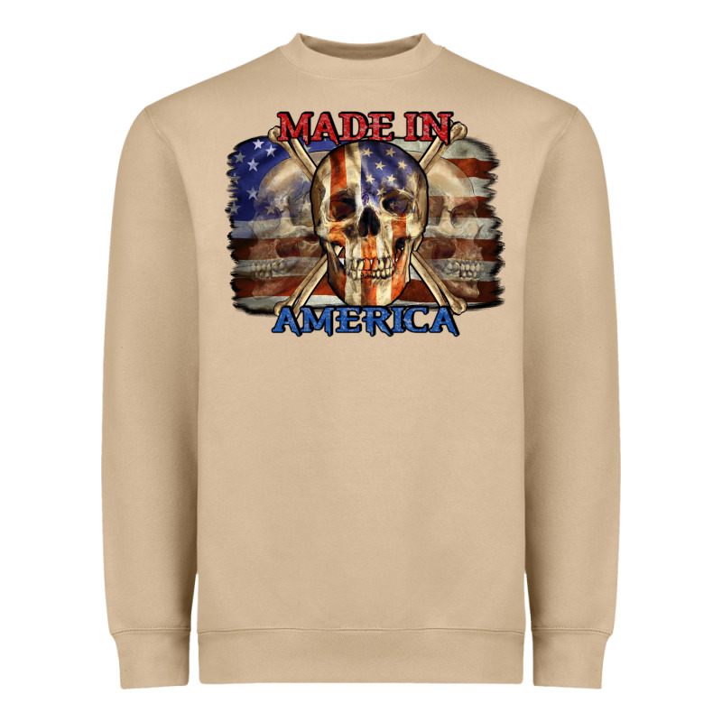 Made In America 4th Of July Heavyweight Sweatshirt by CowGirlArtShop | Teevron
