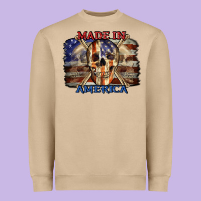 Made In America 4th Of July Heavyweight Sweatshirt Designed By Cowgirlartshop