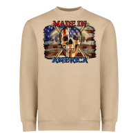 Mushroom Made in America 4th of july Heavyweight Sweatshirt - CowGirlArtShop