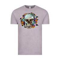 Vintage Zinc Halloween Skeleton Vintage Tee - CowhideDigitalArt