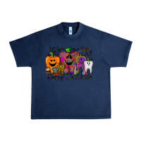 Navy happy halloween tooth Urban Heavy Tee - RacoonDesign