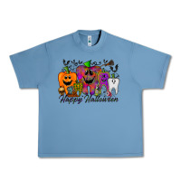 Pebble Blue happy halloween tooth Urban Heavy Tee - RacoonDesign