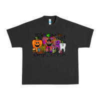 Pigment Black happy halloween tooth Urban Heavy Tee - RacoonDesign