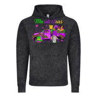 Vintage Black mardi gras truck gnome Vintage Hoodie - JahusDesignShop