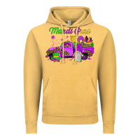 Vintage Mustard mardi gras truck gnome Vintage Hoodie - JahusDesignShop