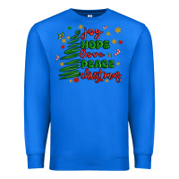 True Royal joy hope love peace christmas Premium Sweatshirt - MaliasSmallBusiness