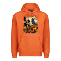 Carrot Happy Halloween With Crow Premium Hoodie - LillyAllenDesigns