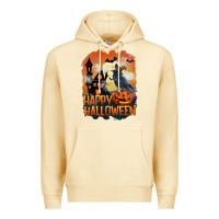 Pina Colada Happy Halloween With Crow Premium Hoodie - LillyAllenDesigns