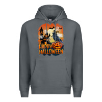 Rock Happy Halloween With Crow Premium Hoodie - LillyAllenDesigns
