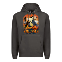 Smoke Happy Halloween With Crow Premium Hoodie - LillyAllenDesigns