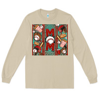 Mushroom baseball mom Long Sleeve Tee - Jasminsmagicworld